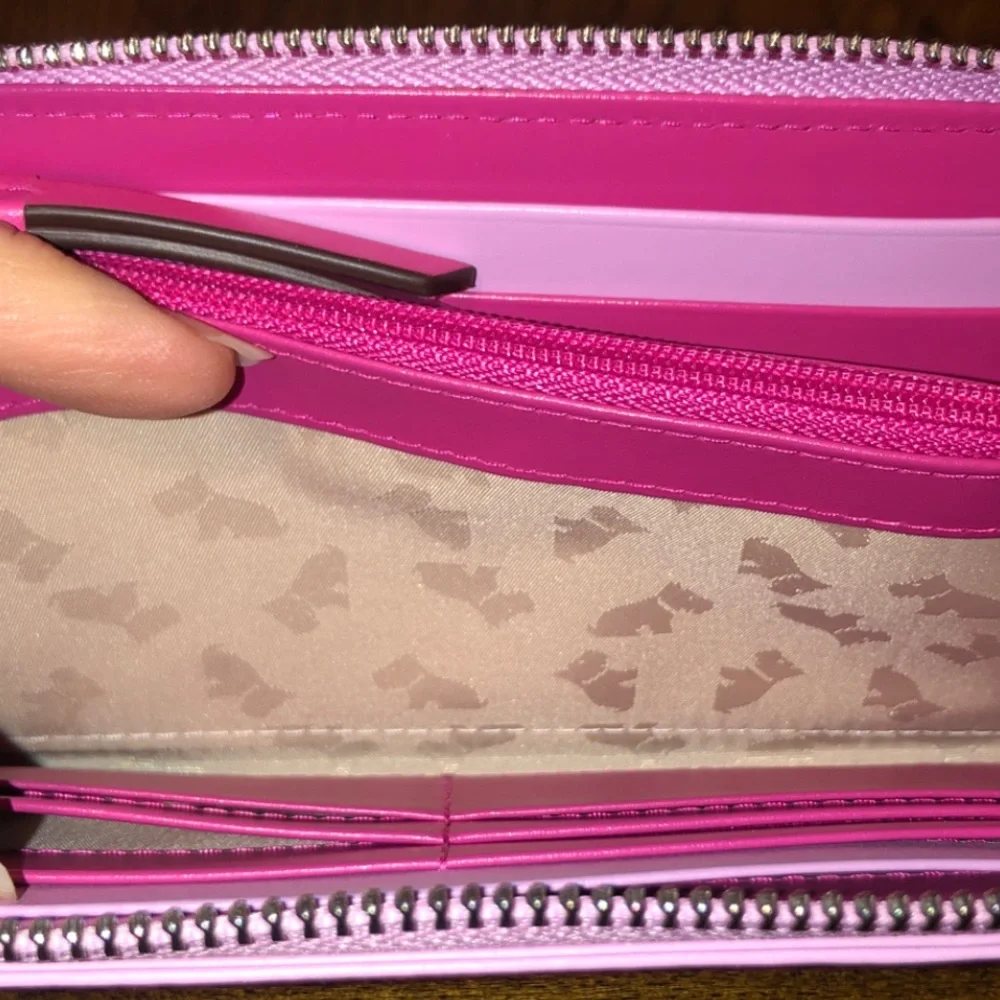 NWT-Radley London-Feeling Sweet-Ice Cream🍦Lg Zip Around Wallet-Sugar Pink-$135 - Picture 8 of 12